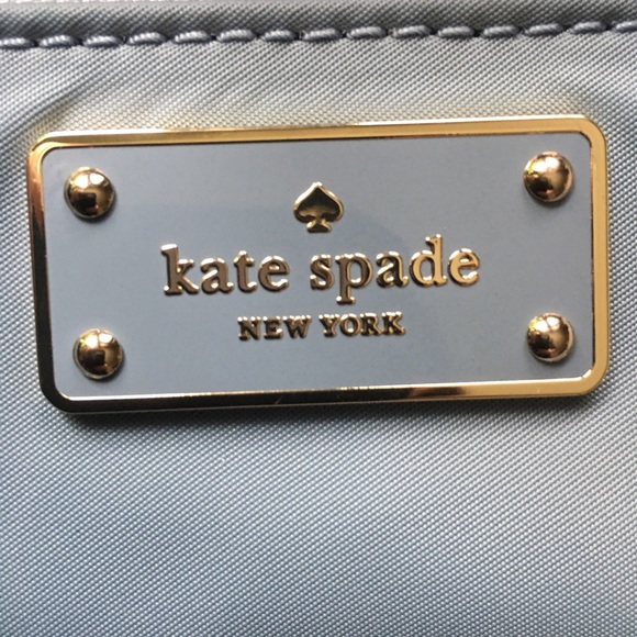 Kate Spade Wilson Road Crossbody Baby Blue Nylon - Picture 3 of 8